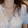 Women's Luxury Zircon Diamond Necklace - Elegant, Trendy Clavicle Chain