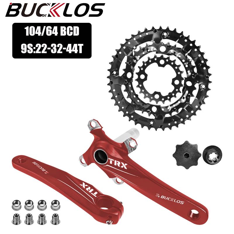 BUCKLOS 3*9S 3*10S MTB kloķa komplekts
