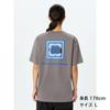 Used [New] M size THE NORTH FACE S/S Bandana Square Logo T-shirt NT32446 Men's Women's Sweat-absorbent Quick-drying Gray 1