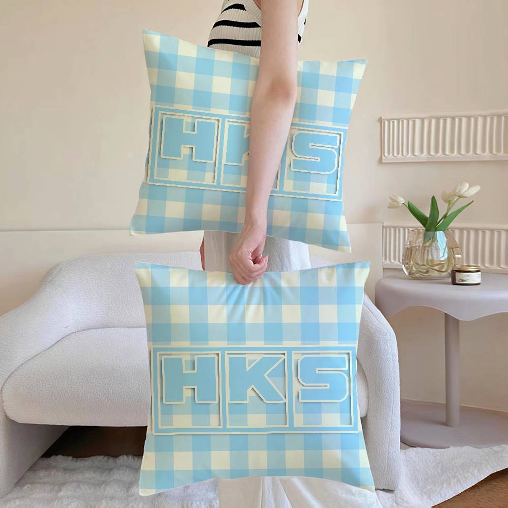 

Anime H-H-KS Pillow Case Anti-dustmite Pillowcase Invisible Zipper Silky Short Plush Sofa Cushion Cover 12x12Inch