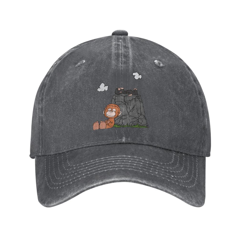 Monkey Punch Baseball Cap Sun  Running Hippie Dropshipping Washed Hip Hop Hats Unisex Adult y2k Cute Design Baseball Caps