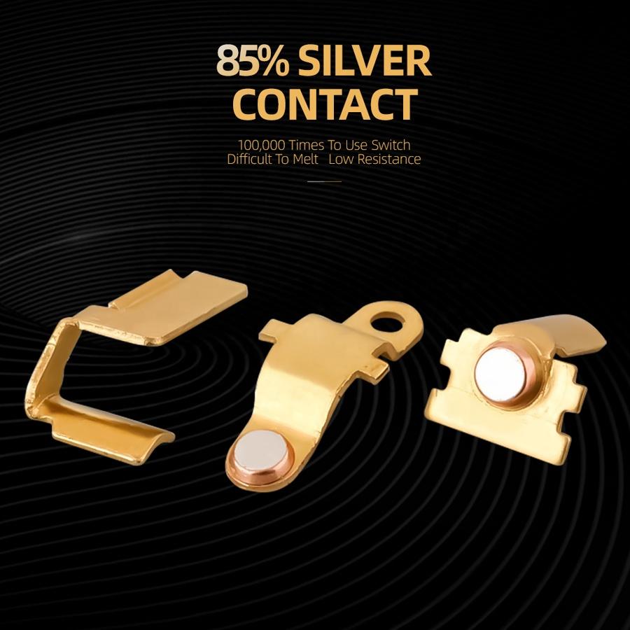 Electrical Square Type 86*86mm 2 Gang 1 Way 2 Way Wall Light Switch with Grey Gold Silver Color PC Panel 10A 220-250V