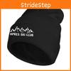 Apres Ski Club Polar Fleece Beanie With Embroidery And Wind Resistance For Cold Weather Sports