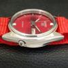 AUTOMATIC 7S26A VINTAGE SEIKO 5 JAPAN MENS RED COLOR DIAL WATCH a701612-5 R206c-a701612