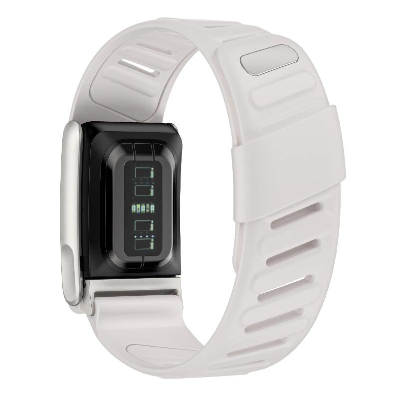 Waterproof Sports Silicone Strap for Whoop 5.0 Two-tone Replacement Wristband  with Snap Button Buckle