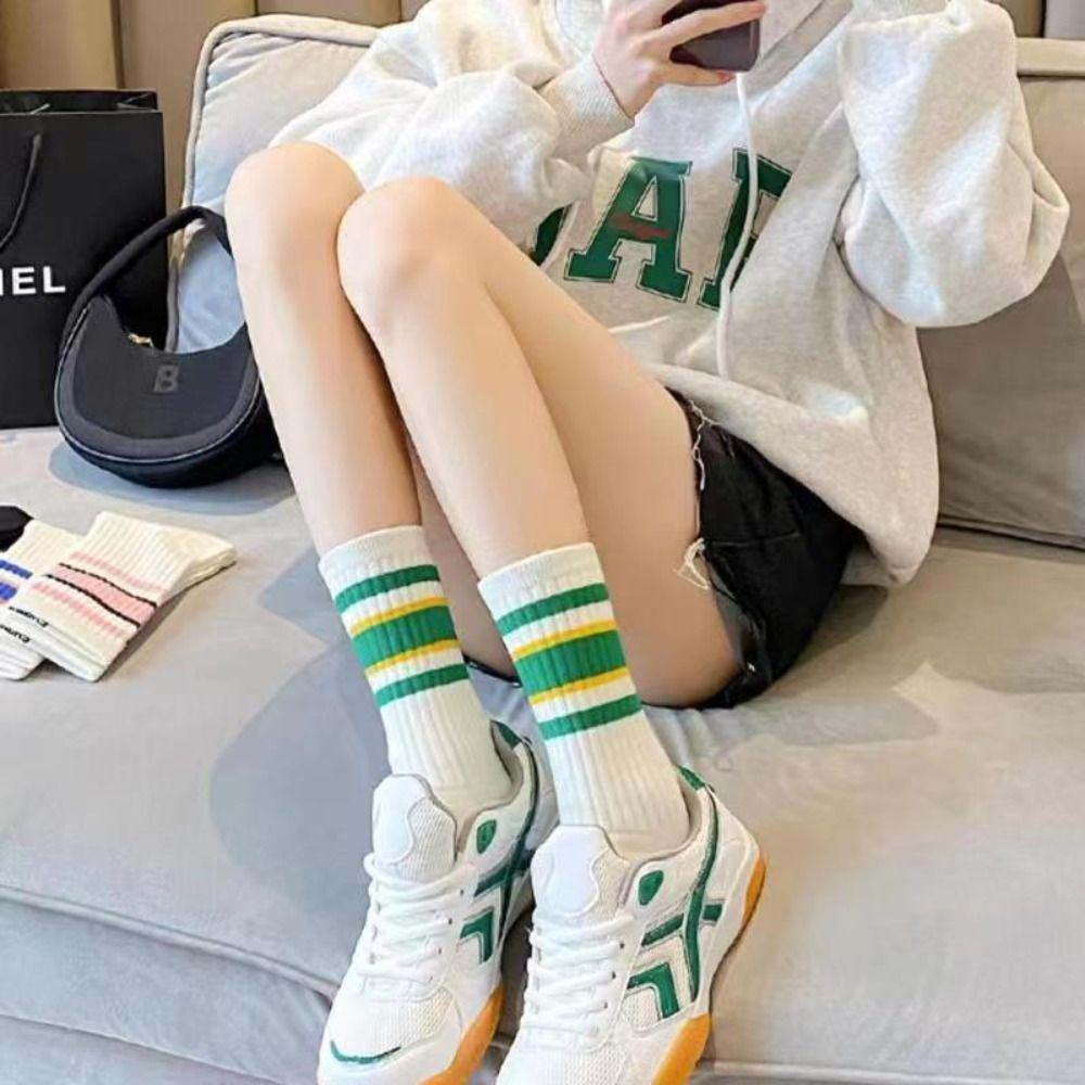 5Pairs Breathable Women Socks Autumn Winter White Socks Warm Sports Socks  Couple