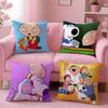 Pikpaka F-Family Funny Guy Cushion Cover Plush Fabric Soft Double-Sided Printed Sofa Warm Winter Home Gift Pillow Cover