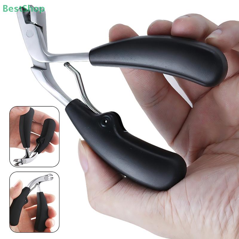 1*Pipe Bend Curved Nail Clippers With Large Opening,Anti-splash Storage Nail Scissors For The Elderly Thick Toenails Heavy Duty