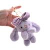 Cute Plush Toy Doll Creative Bunny Key Chain Birthday Present Bag Pendant