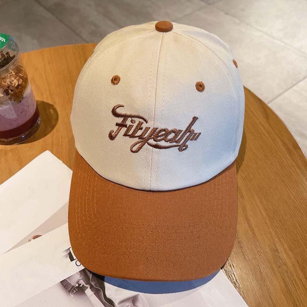 Adjustable Unisex Peaked Cap Sunscreen Summer Sunshade Hats Letter Embroidery Baseball Cap  Sports