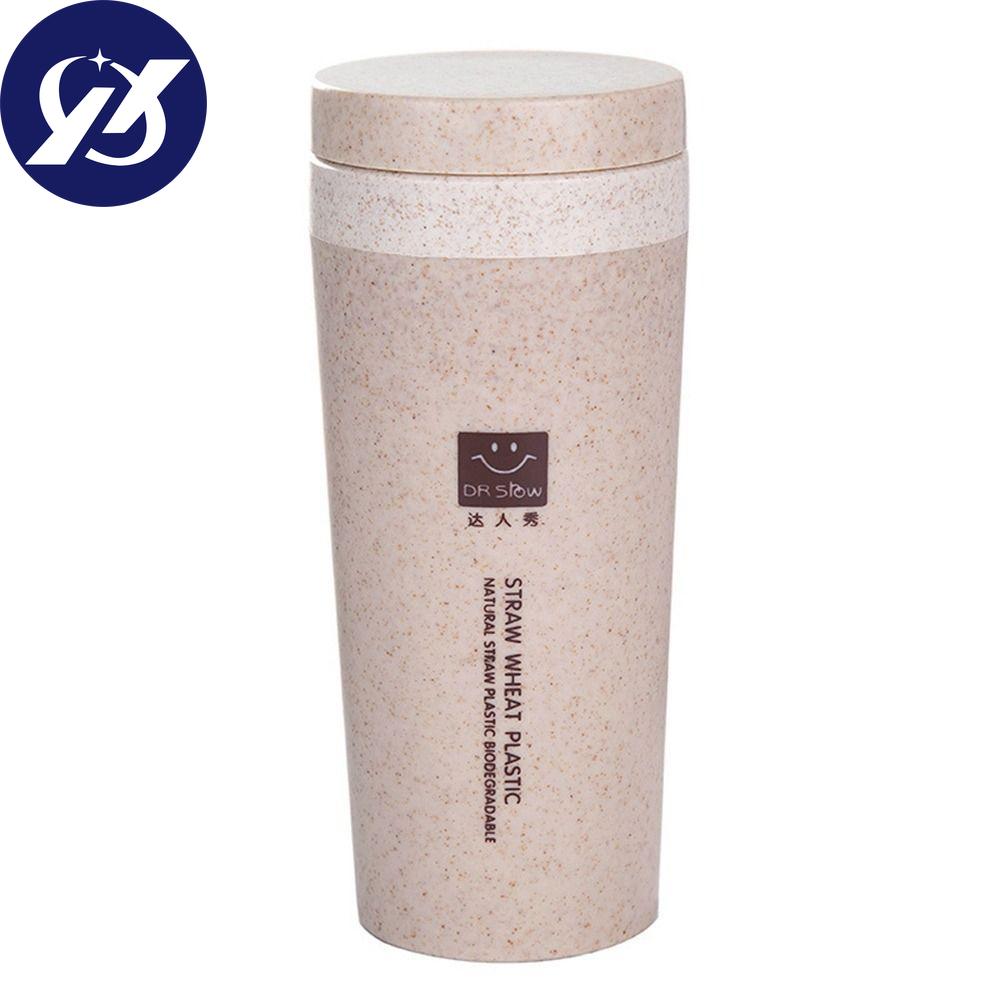 With Lid Double-Layer Environmental Thermos Bottle Travel Mug Tea Water Bottle Thermal Mug