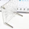 Ins-Stil Fotorahmen Acryl Transparent Photokartenhalter Magnetischer Bilderrahmen Idol-Karten-Display Photokartenständer Ausstellungsständer
