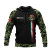 2025 Europe, America, Europe and America men's sweater Mexico logo boys sweater 3D printing autumn and winter hooded sweater