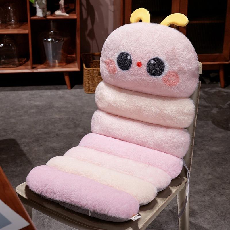 Autumn And Winter Thickened One-Piece Seat Cushion Lazy One-Piece Butt Cushion Office Cat Claw Cushion Caterpillar Plush Chair Cushion