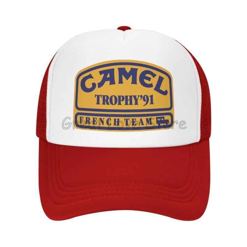 Camel Trophy 91 Print Baseball Cap Unisex Sun Visors Hat Summer Hip Hop Hats for Unisex Women Outdoor Breathable Mesh Snapback Caps Adjustable