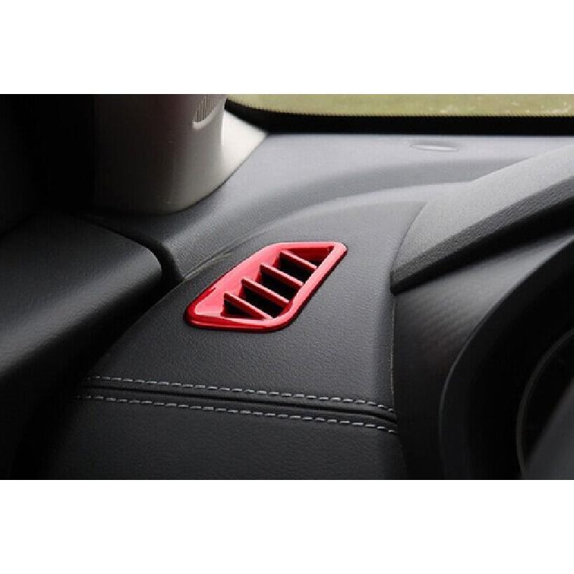 For Nissan Sentra Sylphy -2024 Glossy Red Dash L&R AC Air Outlet Vent Trim