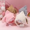 Baby Hat Winter Velvet Warm Pullover Hat Baby Super Cute Rabbit Ears Ear Hat Children's Plush Knitted Hat