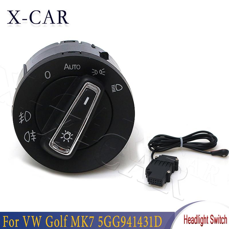 For VW Golf 7 MK7 Automatic Headlight Headlamp Switch Control Foglamp Foglight Switch 5GG941431D