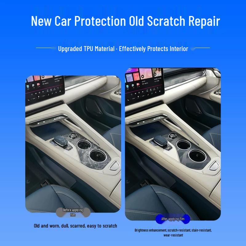 Zeekr 001 (2021-2025) Interior Console Sticker & Screen Protector.