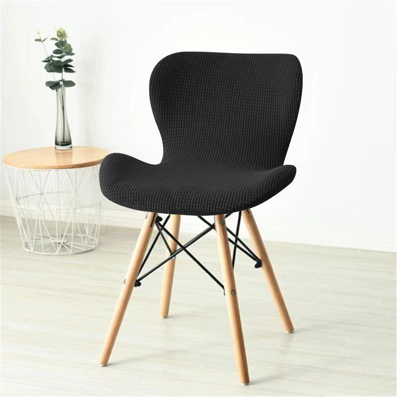 

New Chair Cover Autumn and Winter Dining Table Universal Stool Cover Chair Cover Universal Dining Chair Cover Household Square Stool Cover Table 40*25*35cm чорний