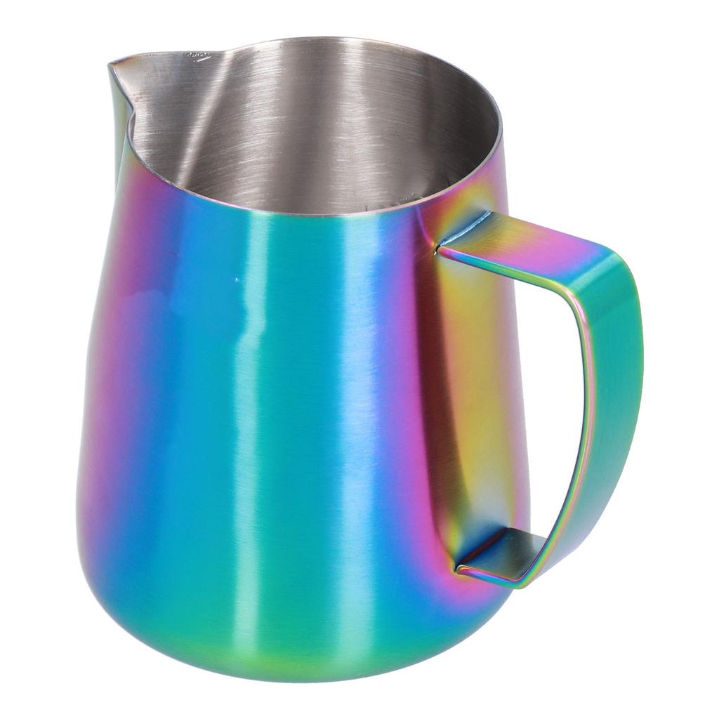 Milk Frothing Pitcher 304 Stainless Steel Milk Jugs Coffee Frothing Pitchers Latte Art Jug for Making Coffee400ml