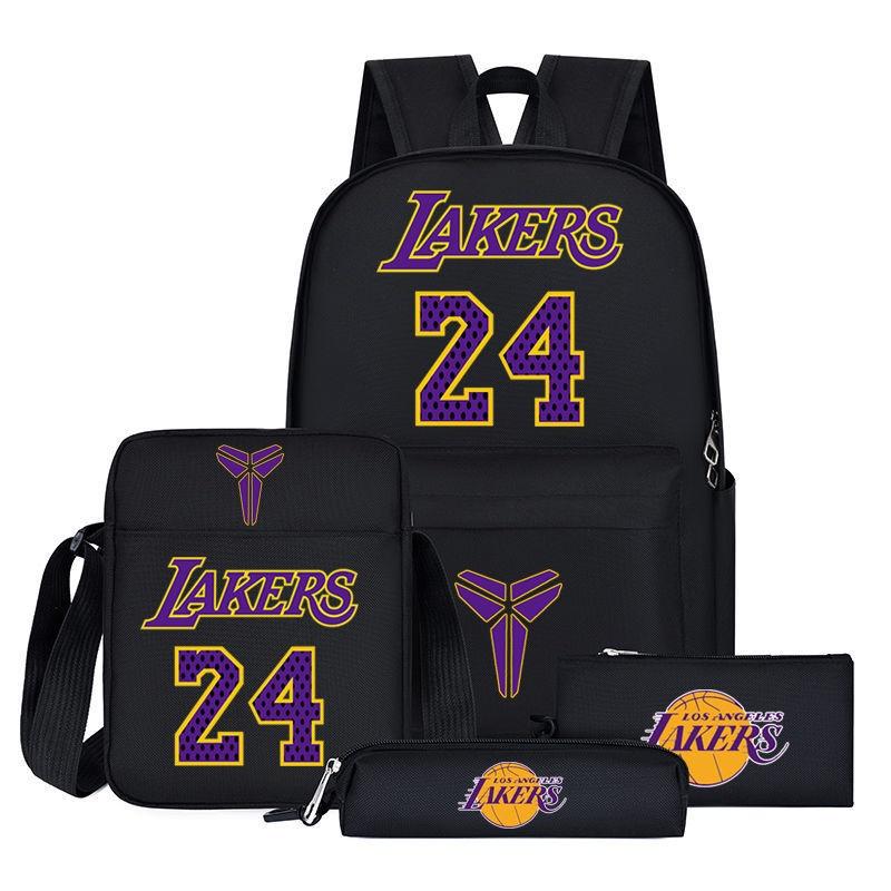 Sac à dos style dessin animé NBA pour adolescents Grande taille Capacité 20L
