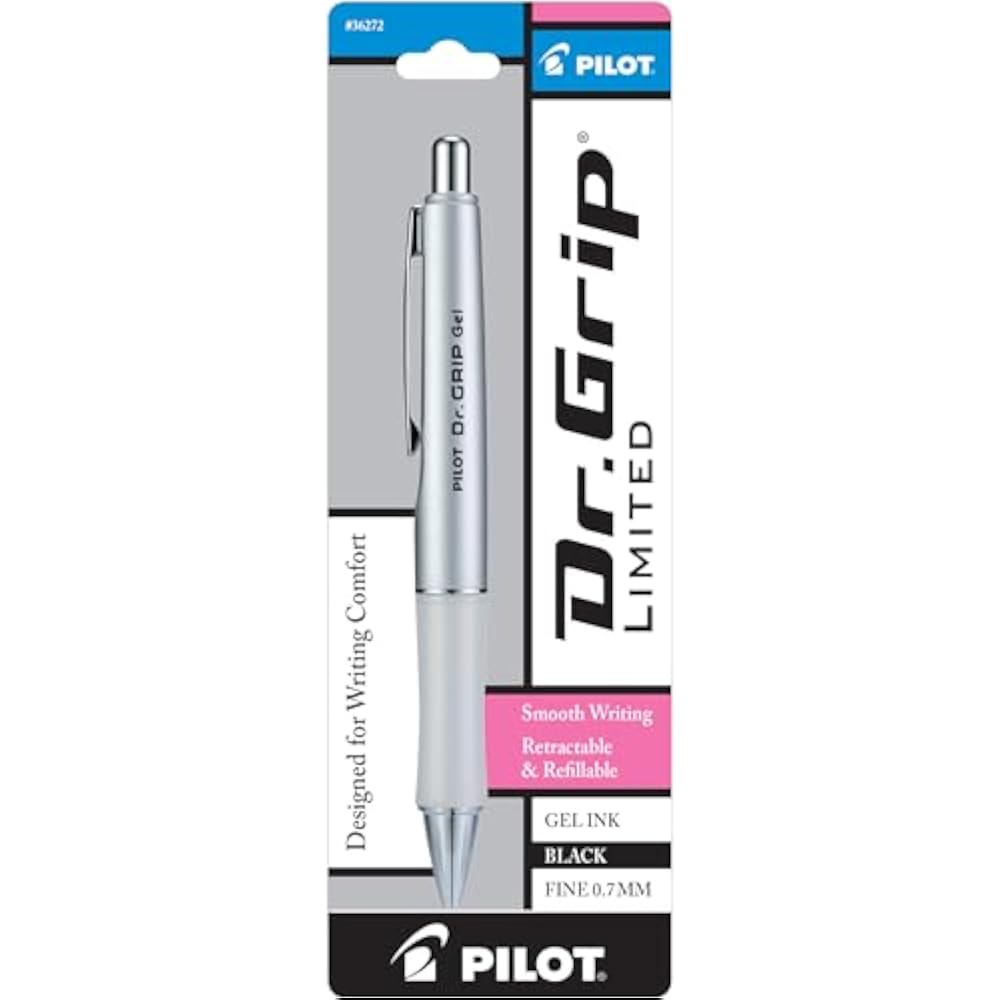 [Reimported Product] Pilot Doctor Grip Dr. Grip Gel Gel Ink Ballpoint Pen Limited Black 0.7 Mm (F...