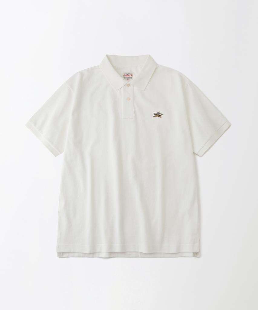 OUTSTANDING Mighty Tiger Pk Collar Tee_White