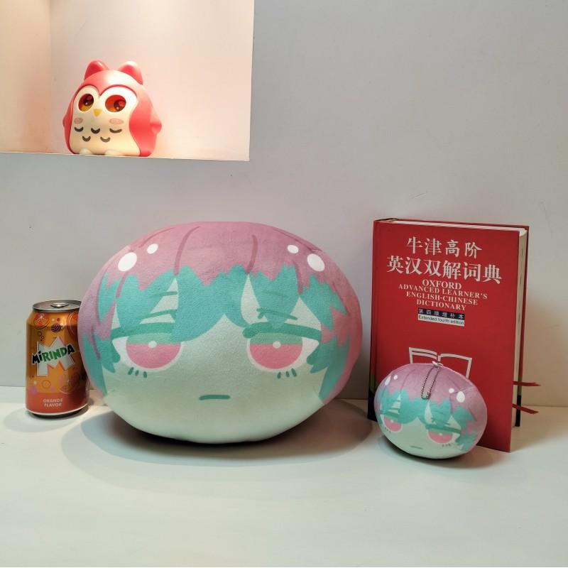 Milky Subway Omanjuu Niginigi Maskottchen Chiharu, Makina, Akane, Kanata, Kurt, Max, Ryoko Weiches Kuscheltier Plüsch Schlüsselanhänger Und Kissen 10CM Pendant