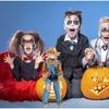 40CM Vtipné animované kostlivci hrající na banjo s červenýma LED očima Halloweenské houslové kostlivé ozdoby Kytarová lebka Dekorativní ozdoby