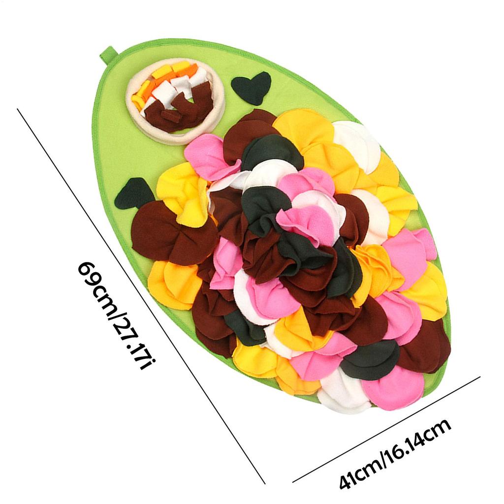 Dog Sniffing Mat Interactive Pet Treat Enrichment Mat Dog Treat Dispenser Snuffle Pad For Small Medium Large Breeds Indoor