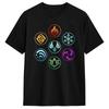 Diluc Genshin Impact Anime Game Tshirt Unisexs Cotton Clothing Fashion Round Neck Short Sleeve