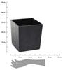 Donica Flore Czarny Beton H25X25 Cm