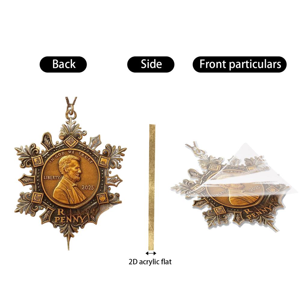 Vintage Metal Snowflake Ornament  RIPAmerican  Decor