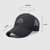 Summer Cap Men's Quick-Drying Breathable Outdoor Sunscreen Sun Hat Sports Running Baseball Cap