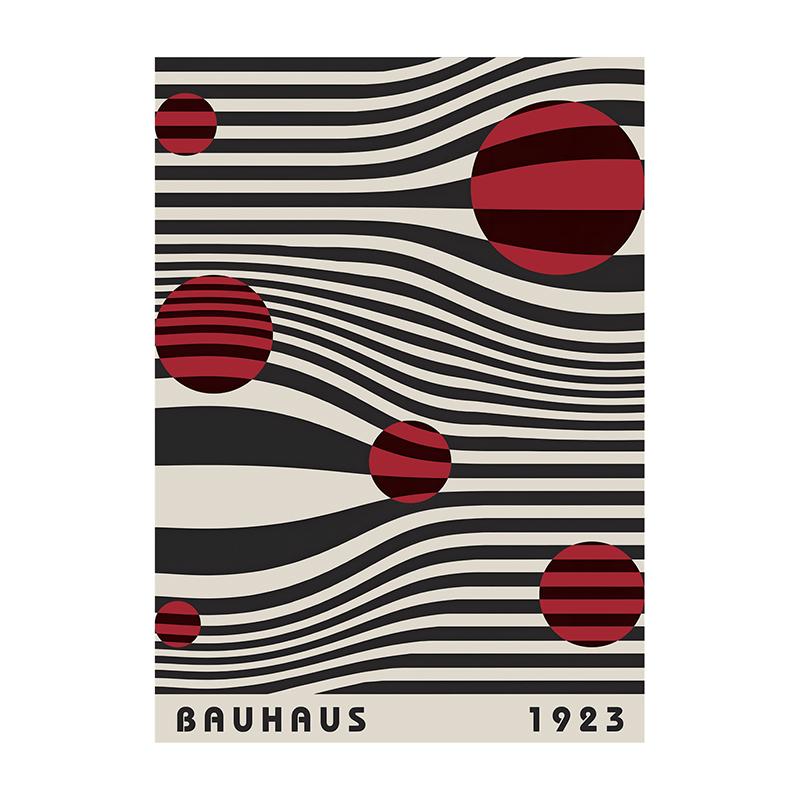 Bauhaus Exhibition Poster Chair Canvas Painting Vintage Bauhaus Print Wall Art Picture for Living Room Cuadros Home Decoration