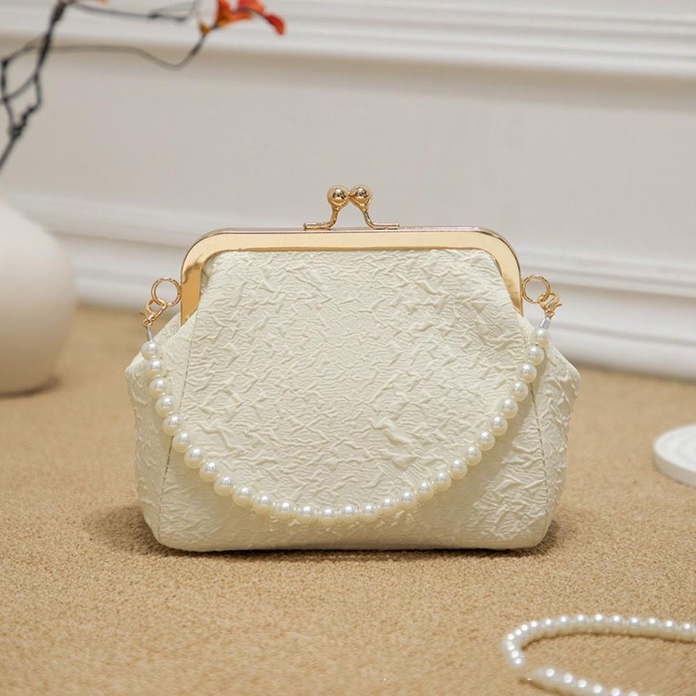 Cloth Chinese Style Crossbody Bag Solid Color Vintage Women's Handbag Lady/Girls
