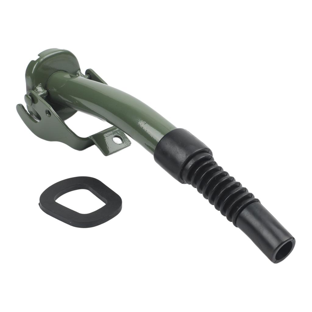 Pouring Spout for Metal Fuel Canisters 20 L with Flexible Body and Sieve to Prevent Contaminants During Transfer