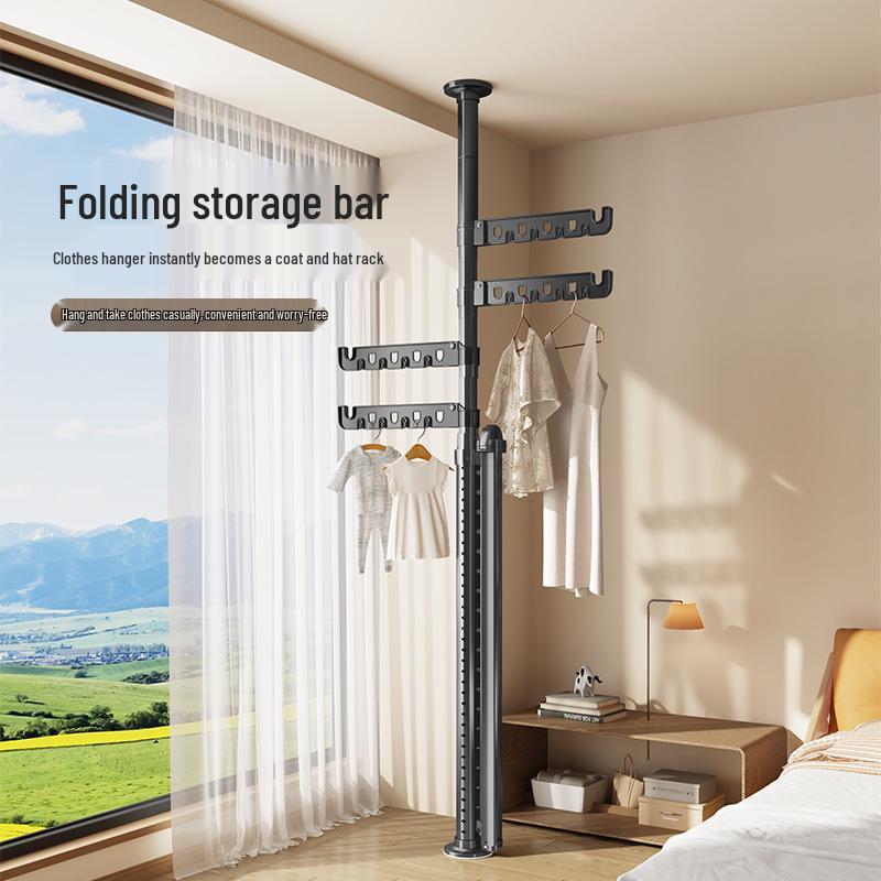 Multipurpose Folding Telescopic Drying Rack for Indoor/Outdoor Use
