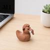 Moderner Stil Schreibtischdekoration Mammutente Figur, 3D-gedrucktes Ornament, Lustige Statue mit mattem Finish, Neuheitsdekoration für den Heimtisch