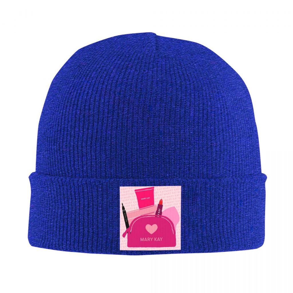 Mary Kay Warm Knitted Cap Hip Hop Bonnet Hat Autumn Winter Outdoor Beanies Hats for Unisex Womenx Adult