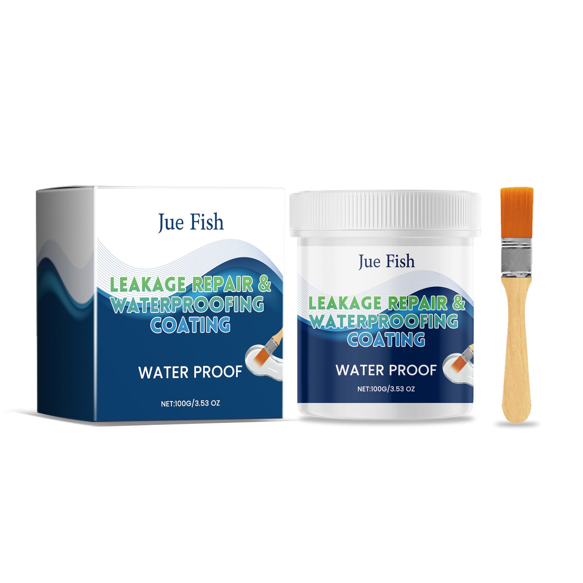 JUE FISH Multi-Purpose Waterproof Leak Repair Coating for Roofs and Walls