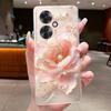 Für OPPO Reno 11F / Reno 11A Hülle Klar Luxus Mode Schmetterling Blumen Weiches TPU Silikon Abdeckung für OPPO Reno11 F A Handyhülle