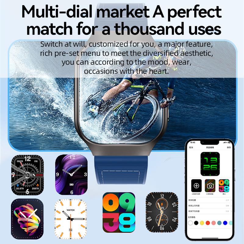 Smart Watch Curved Screen Bluetooth Call Sports Information Reminder Multi-function Bracelet
