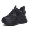 Women's 8cm Height-Increasing Breathable Chunky Sneakers - Thick-Soled Mesh Casual Shoes A8682