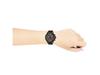 Angel Clover Watch Time Craft Diver TCD45BK-BK Men's Black Leather & Rubber Band
