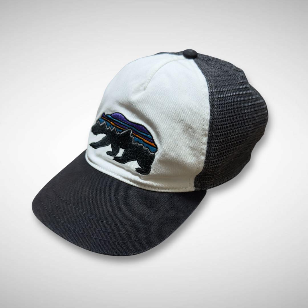 

[Б/У] Черная сетчатая кепка Patagonia Черная вышитая кепка Patagonia Fitzroy Bear