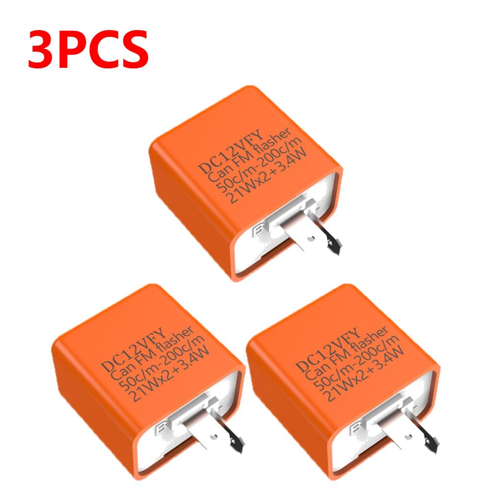 20-1pcs Fix Motorcycle Flasher High Power DV 12V Relay Adjustable Motorbike Flasher Multiple Protection LED Turn Indicator
