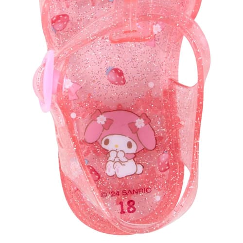 sanrio my melody kids clear sandals 18cm sandals my melody my melody character 062014