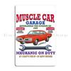 Muscle Car Garage Hot Rod Racing Novelty Gift Ucvinhtoan Metal Sign Plaques Funny Cinema Customize Designing Tin Sign Poster